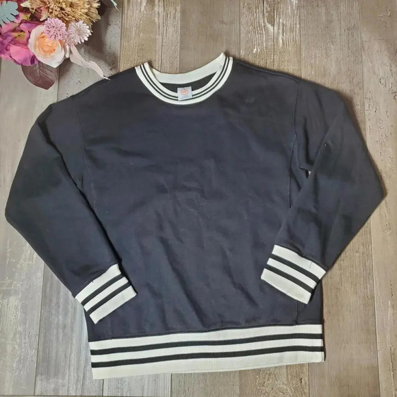 Wonder Nation Black and White Pullover Sweatshirt Size Large 10-12 NWOT - Picture 2 of 14